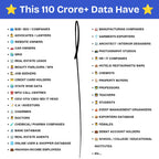 110 Crore+ DATABASE Generate High Quality Leads